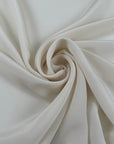 Natural White Silk Crepe De Chine