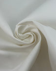 White Structured Cotton Gabardine