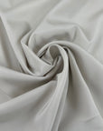 Silver Stretch Pure Silk Crepe De Chine