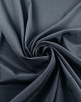 Dark Blue Pure Silk Crepe De Chine