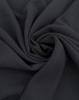 Dark Blue Stretch Crepe Cady With A Sable' Structure