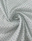 White Printed Light Cotton Canvas