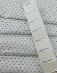 White Printed Light Cotton Canvas