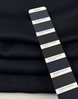 Blue Viscose Blend Twill