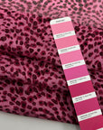 Pink Animalier Printed Pure Silk Chiffon