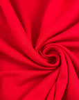 Red Cotton Sweatshirt Fabric