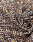 Melange Tweed With Orange Threads