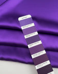 Purple Stretch Silk Sateen