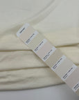 Natural White Viscose And Wool Jersey