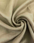 Beige Cotton And Linen Blend Gauze