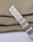 Beige Cotton And Linen Blend Gauze