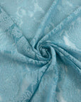 Light Blue Wool Blend Stretch Lace