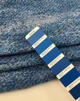 Blue Tweed With Lurex