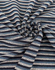 Striped Cotton French Terry
