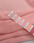 Pink Lightweight Silk Crepe De Chine