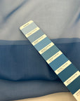 Light Blue Pure Silk Organza