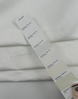 White Cotton Ottoman