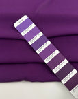 Purple Stretch Silk Georgette