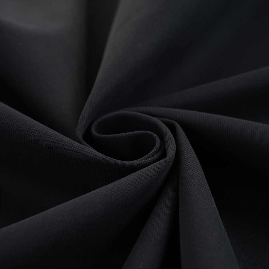 Heavy and plush blue cotton gabardine - High quality deadstock