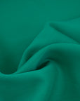 Wool and silk heavy and sructured green high quality deadstock fabric. Collected in Stock from a Maison de Couture in Italy.