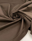 Brown cotton gabardine