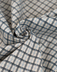 Double-face stretch jacquard with a refined diamond pattern ideal for structured garments and statement pieces. High-quality deadstock collected in Stock from a Maison de Couture in Italy.