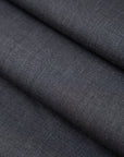 Light pure wool dark gray falling fabric. High-quality deadstock collected in Stock from a Maison de Couture in Italy.