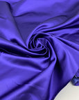 Yarn-dyed glossy cotton and viscose douchesse satin