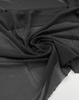 Transparent crepe polyester voile