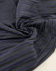 Jacquard striped cotton weave