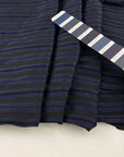 Jacquard striped cotton weave