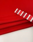 Denim-colored plain Milano stitch jersey