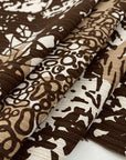 Printed soft cotton jacquard