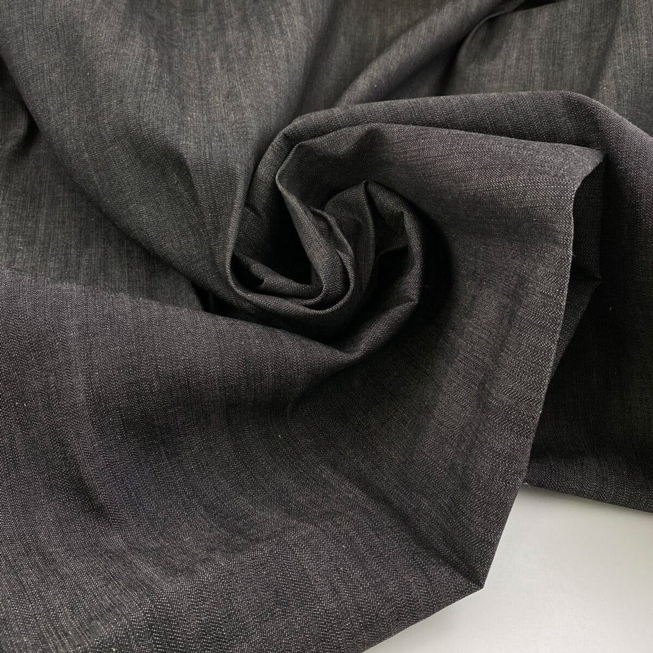 Stretch cotton canvas yarn dyed structured