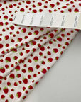 Figurative printed viscose jersey.