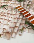 Falling polyester charmeuse, soft and printed