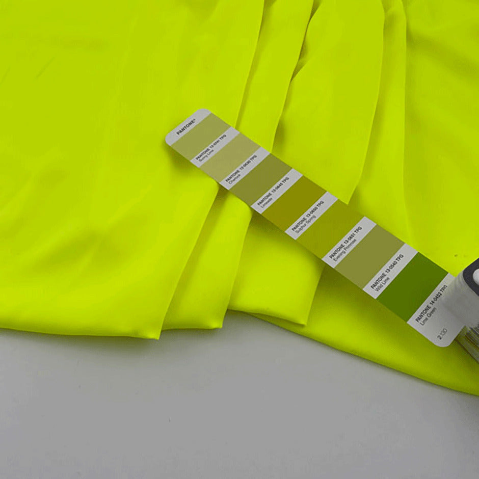 Falling and soft polyester charmeuse