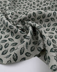 Soft regular weave printed wool