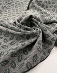 Printed melange merino wool