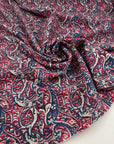 Soft Printed Wool Twill