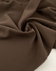 Double technical comfort polyester fabric regular crepe weave