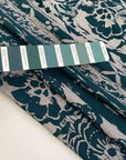 Green soft viscose stitch jersey abstract print