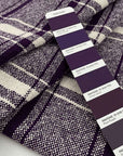 Raw effect plaid wool