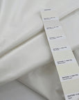 White and textured silk taffeta