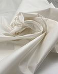 White and textured silk taffeta