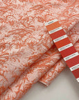 Jacquart viscose and polyester comfort yarn dyed