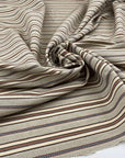 Lightweight and soft yarn-dyed cotton and polyester jacquard