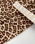 Lightweight animal print cotton sweatshirt