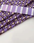 Geometric print viscose jersey