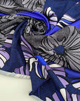 Floral print viscose jersey